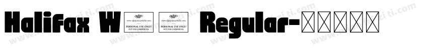 Halifax W03 Regular字体转换